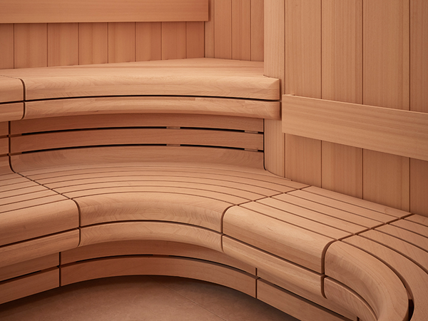 Surrenne sauna interior