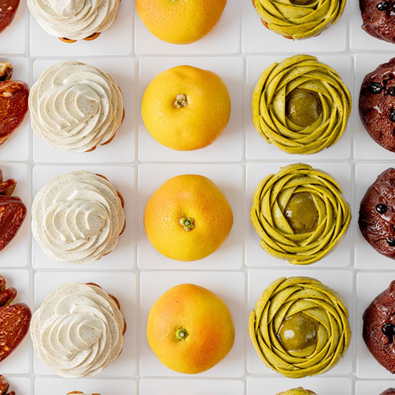An assortment of Cedric Grolet patisserie