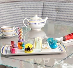 Pret-a-portea collection of cakes and biscuits