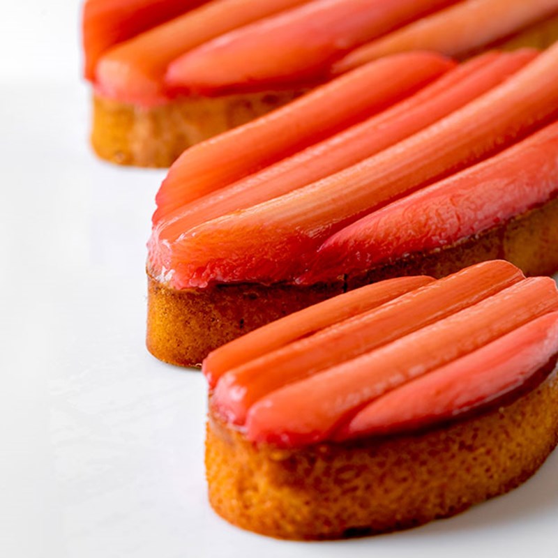 Cedric Grolet at The Berkeley - rhubarb cake