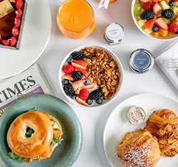 Breakfast in bed, by The Berkeley