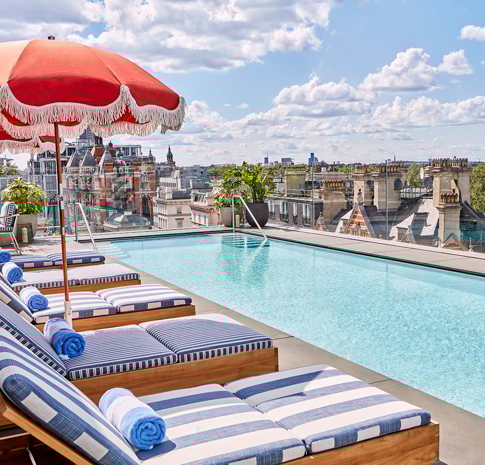 Rooftop Swimming Pool, London Hotel The Berkeley
